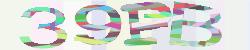 Darstellung des Captcha-Codes.