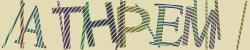 Darstellung des Captcha-Codes.