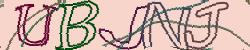 Darstellung des Captcha-Codes.