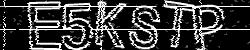 Darstellung des Captcha-Codes.
