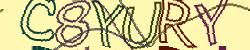Darstellung des Captcha-Codes.