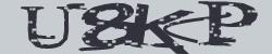 Darstellung des Captcha-Codes.