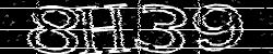 Darstellung des Captcha-Codes.