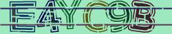 Darstellung des Captcha-Codes.