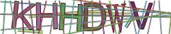 Darstellung des Captcha-Codes.