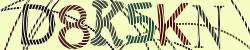 Darstellung des Captcha-Codes.