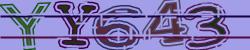 Darstellung des Captcha-Codes.