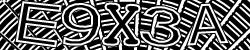 Darstellung des Captcha-Codes.
