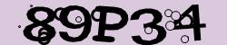 Darstellung des Captcha-Codes.