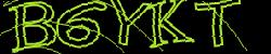 Darstellung des Captcha-Codes.