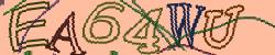 Darstellung des Captcha-Codes.