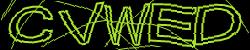 Darstellung des Captcha-Codes.