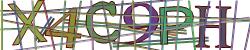 Darstellung des Captcha-Codes.