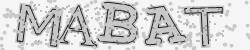 Darstellung des Captcha-Codes.