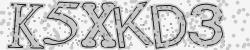 Darstellung des Captcha-Codes.