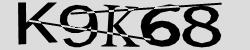 Darstellung des Captcha-Codes.