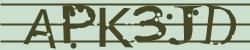 Darstellung des Captcha-Codes.