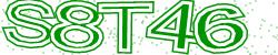 Darstellung des Captcha-Codes.
