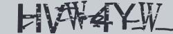 Darstellung des Captcha-Codes.