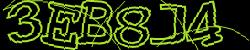 Darstellung des Captcha-Codes.