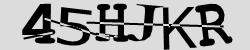 Darstellung des Captcha-Codes.