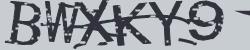 Darstellung des Captcha-Codes.