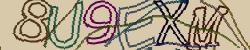 Darstellung des Captcha-Codes.