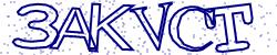 Darstellung des Captcha-Codes.