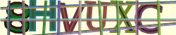 Darstellung des Captcha-Codes.
