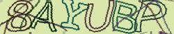 Darstellung des Captcha-Codes.