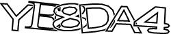 Darstellung des Captcha-Codes.