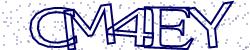 Darstellung des Captcha-Codes.