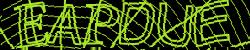 Darstellung des Captcha-Codes.