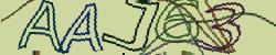 Darstellung des Captcha-Codes.