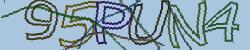 Darstellung des Captcha-Codes.