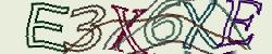 Darstellung des Captcha-Codes.