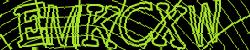 Darstellung des Captcha-Codes.