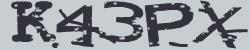 Darstellung des Captcha-Codes.
