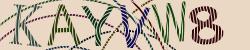 Darstellung des Captcha-Codes.