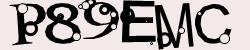 Darstellung des Captcha-Codes.