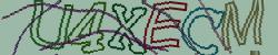 Darstellung des Captcha-Codes.