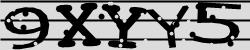 Darstellung des Captcha-Codes.