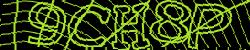 Darstellung des Captcha-Codes.
