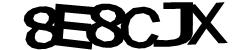 Darstellung des Captcha-Codes.