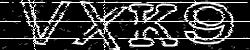 Darstellung des Captcha-Codes.