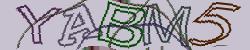 Darstellung des Captcha-Codes.
