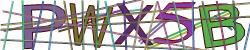 Darstellung des Captcha-Codes.