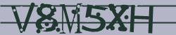 Darstellung des Captcha-Codes.
