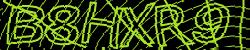 Darstellung des Captcha-Codes.