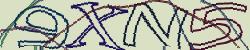 Darstellung des Captcha-Codes.